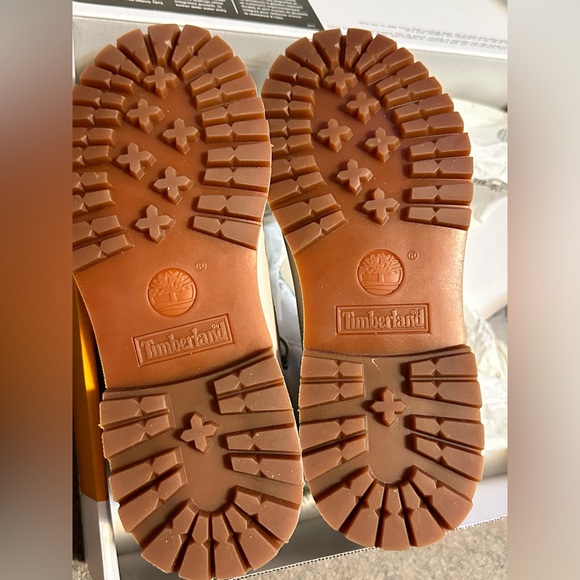 Timberland Women’s Teddy Fleece Fold-Down WP Ankle Boot #TB08331R Natural/ Grey - Picture 12 of 12